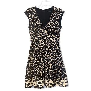 Nanette Lepore leopard print a-line dress
